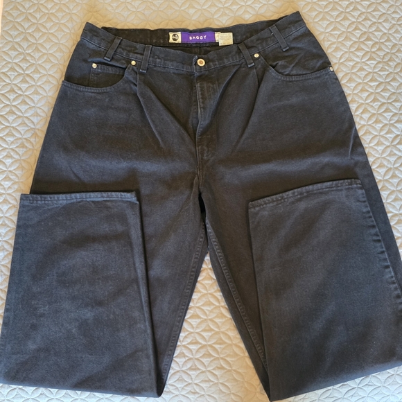 Silvertab Levi's Black Denim Men's Baggy Fit Jeans 40x32